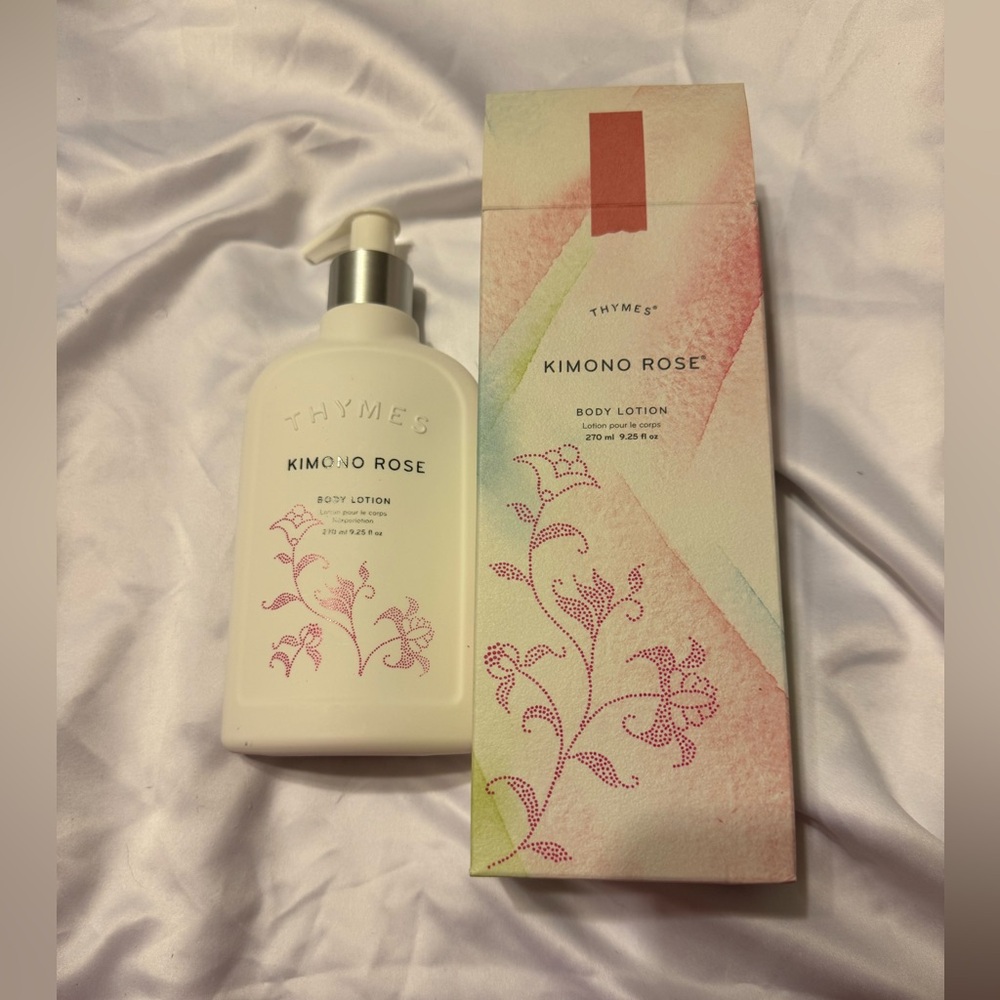 Thymes Hand lotion. kimono rose. 9.25 fl oz - Picture 2 of 5